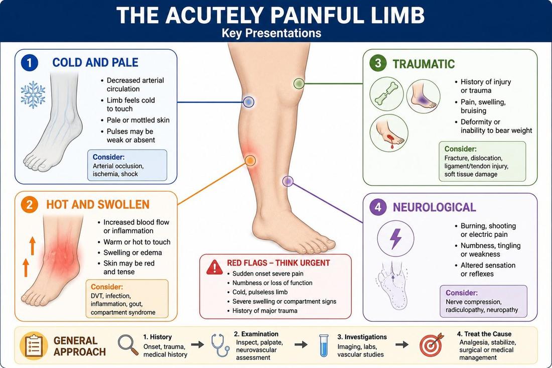 Acutely Painful Limb