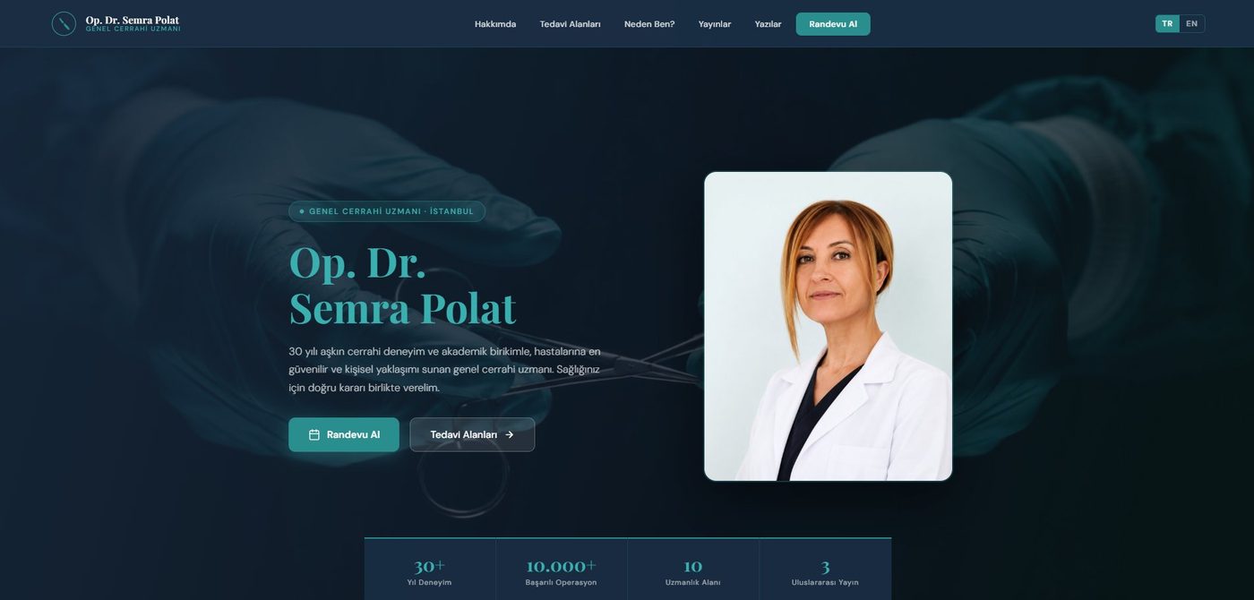 Op. Dr. Semra Polat — General Surgeon website